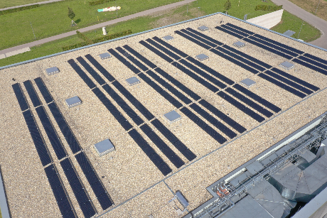 Photovoltaik auf CWF Ost-West